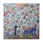 Kleine keramische tegels - natuur tegeltje (Voorkant)