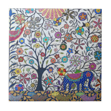 Kleine keramische tegels - natuur