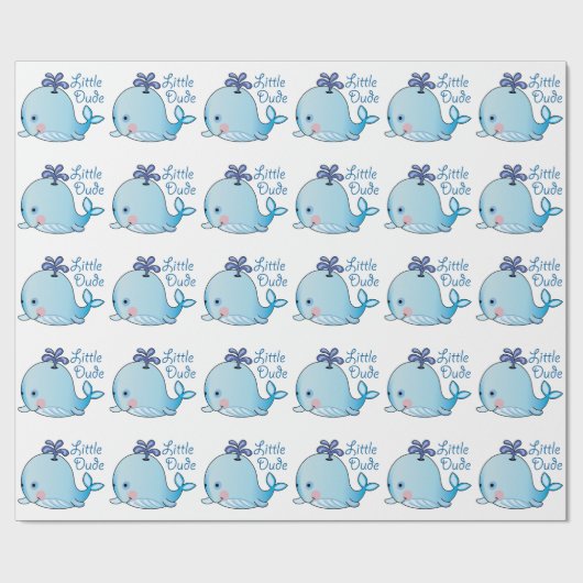 Kleine kerel cadeaupapier (Vlak)