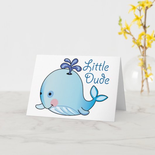 Kleine kerel kaart (Gele Bloem)