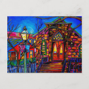 Kleine kerk in het Briefkaart La Villita