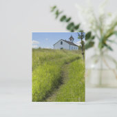kleine kerk op de Canadese prairies Briefkaart (Staand voorkant)