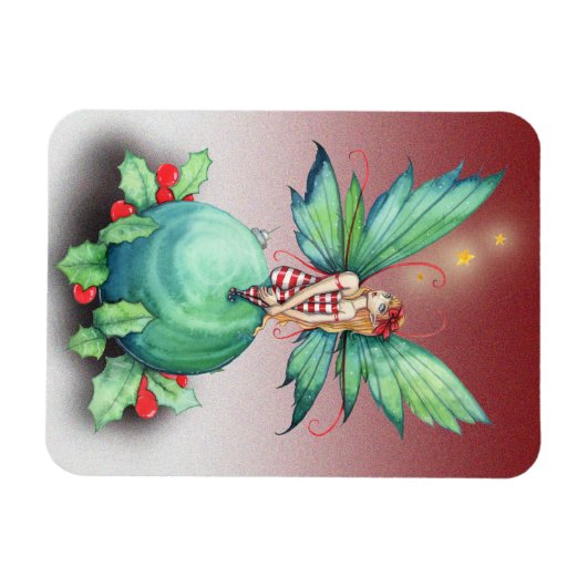Kleine Kerst Fairy Magnet Magneet (Horizontaal)