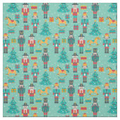 Kleine kerstbont stof (Swatch)