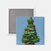 Kleine kerstboom magneet (Voorkant / Achterkant)