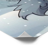 Kleine kerstboom poster (Hoek)