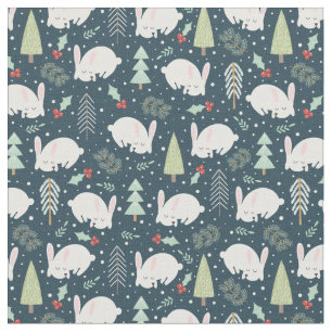 Kleine kerstBunnies Stof