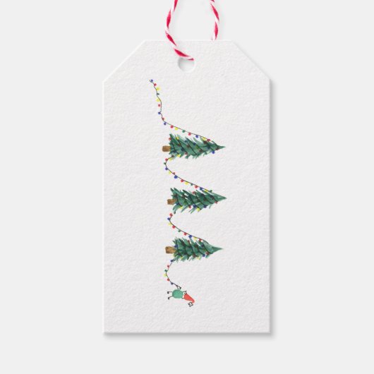 Kleine kerstElf Cadeaulabel (Voorkant)