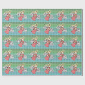 Kleine Kerstengel Cadeaupapier (Vlak)