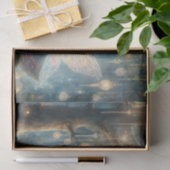 Kleine kerstfee in een betoverd bos tissuepapier (Geschenk)