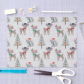 Kleine kerstfeestboer Deer Tissuepapier (Craft)