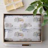 Kleine kerstfeestelijke gnomen tissuepapier (Geschenk)