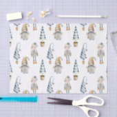 Kleine kerstfeestelijke gnomen tissuepapier (Craft)