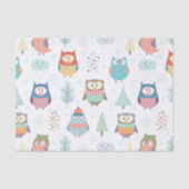 Kleine kerstfeestjes tissuepapier (Voorkant)