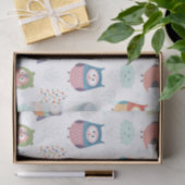 Kleine kerstfeestjes tissuepapier (Geschenk)