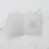 Kleine kerstfotokaart gevouwen Wenskaart Kaart (Binnen)