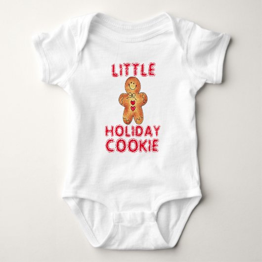 KLEINE KERSTKOEK Baby Body - PERSONALISEERBAAR! Romper (Voorkant)