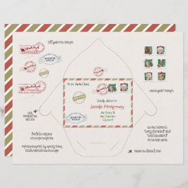 Kleine Kerstman en Elf Kerstkaarten Origami DIY