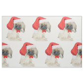 Kleine Kerstman Pekingees Stof (Fat Quarter)