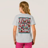 Kleine Kerstman T-shirt (Achterkant volledig)