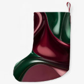 Kleine kerstsok in stijlvolle grafiek (Achterkant)