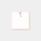 Kleine kerststookolie Pastel Pink Holiday Post-it® Notes (Voorkant)