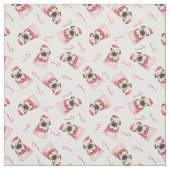 Kleine kersttuggen stof (Swatch)