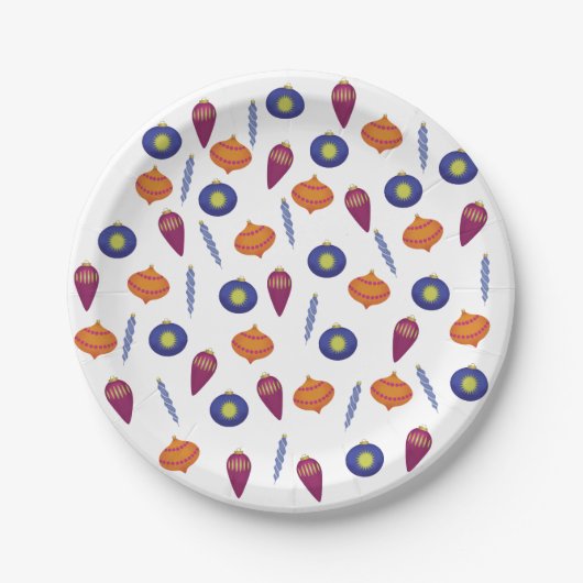 Kleine kerstversieringen papieren bordje (Voorkant)