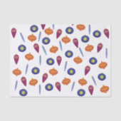 Kleine kerstversieringen tissuepapier (Voorkant)