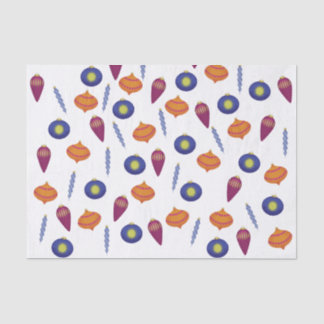 Kleine kerstversieringen tissuepapier