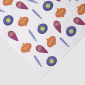 Kleine kerstversieringen tissuepapier (Detail)