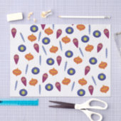 Kleine kerstversieringen tissuepapier (Craft)