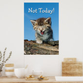 Kleine keuken in een boom poster (Keuken)