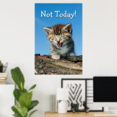 Kleine keuken in een boom poster (Thuiskantoor)