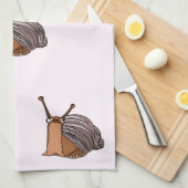 Kleine keukenhanddoek voor slakken - Uw kleuren -  (Quarter Fold)