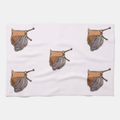 Kleine keukenhanddoek voor slakken - Uw kleuren -  (Horizontaal)