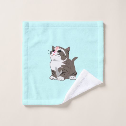 Kleine keukenhanddoeken - uw kleuren / tekst bad handdoek (Wasdoekje)