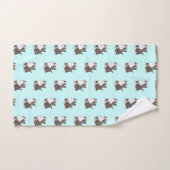 Kleine keukenhanddoeken - uw kleuren / tekst bad handdoek (Handdoek)