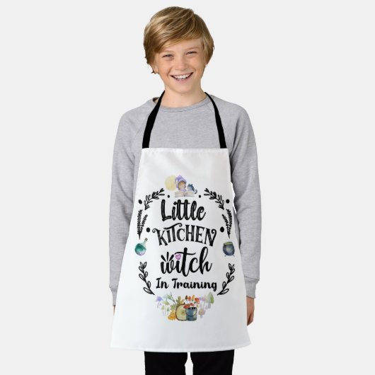 Kleine Keukenheks in het Schort Opleiding (Gedragen)