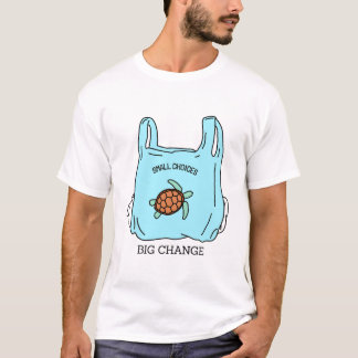 Kleine Keuzes Grote Verandering Eco Vriendelijke L T-shirt