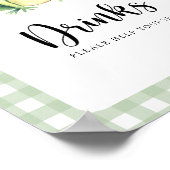 Kleine kikker - Drinken helpen jezelf Poster (Hoek)