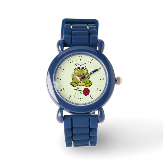 Kleine kikker horloge (Voorkant)