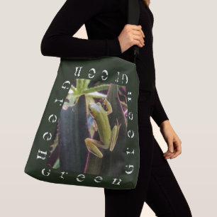 Kleine kikker in de tuin crossbody tas