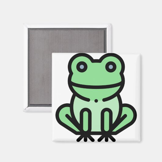 Kleine kikker magneet (Voorkant / Achterkant)
