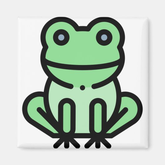 Kleine kikker magneet (Voorkant)