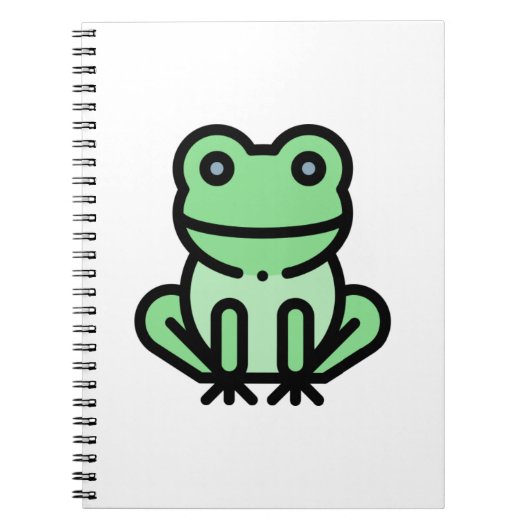 Kleine kikker notitieboek (Voorkant)