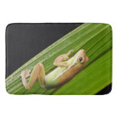 Kleine kikker op een blad badmat (Voorkant)