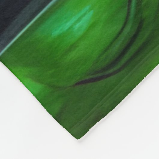 Kleine kikker op Lily Pad Fleece Deken (Hoek)