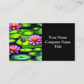 Kleine kikker op Lily Pad Visitekaartje (Voorkant)