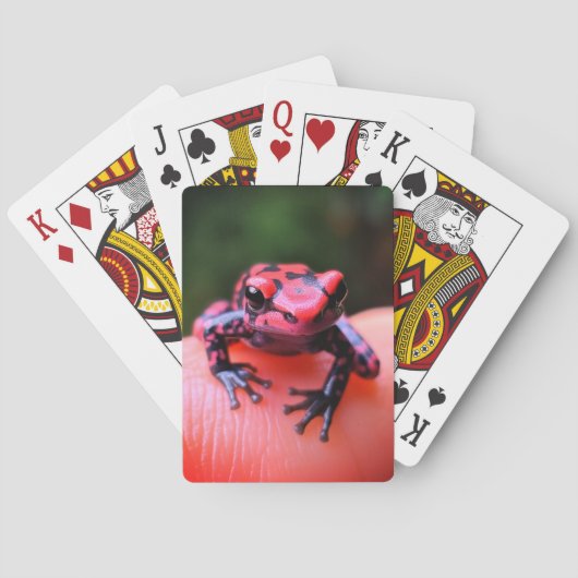 Kleine kikker pokerkaarten (Achterkant)